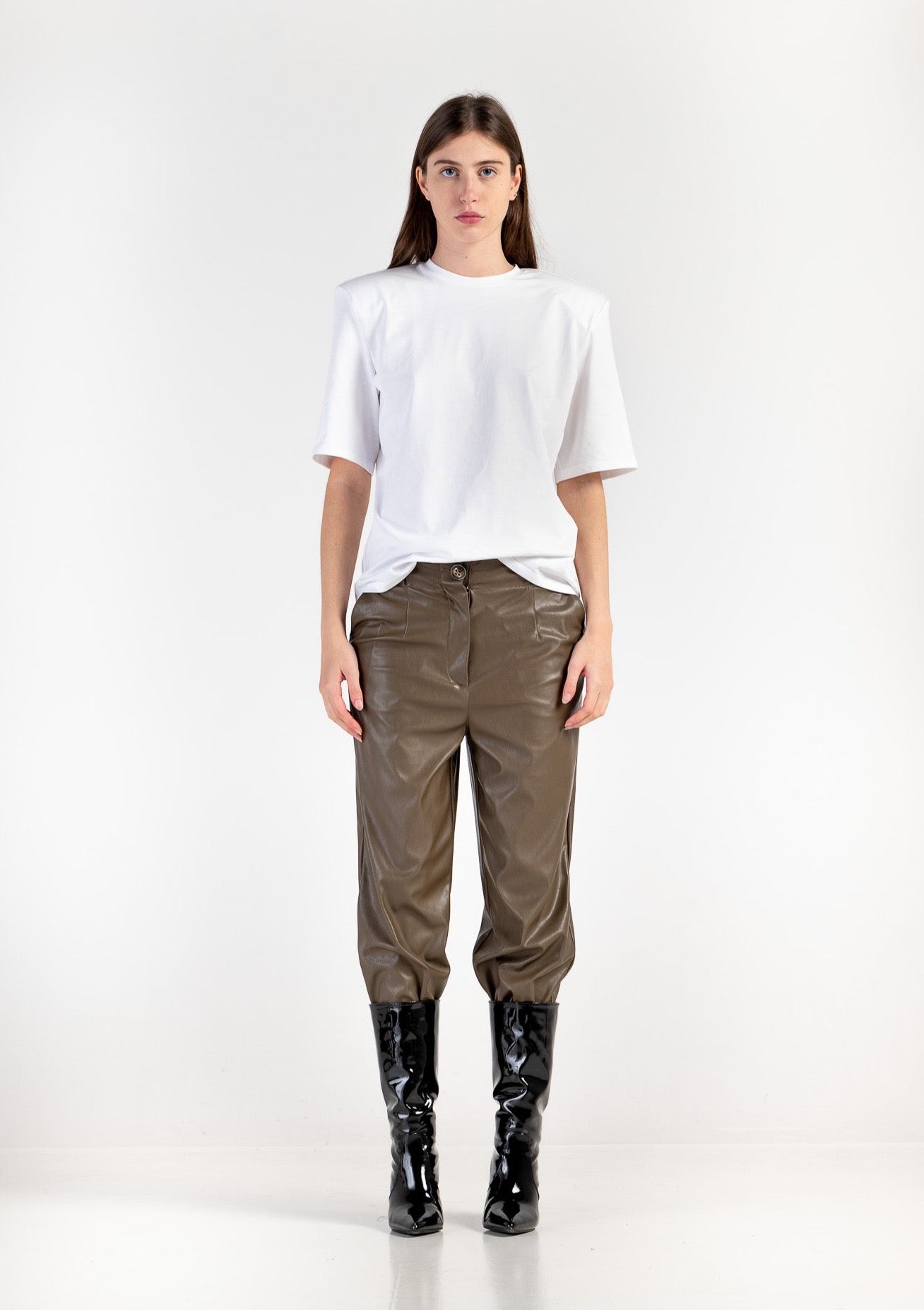 Pantalone "Zeno" mud brown