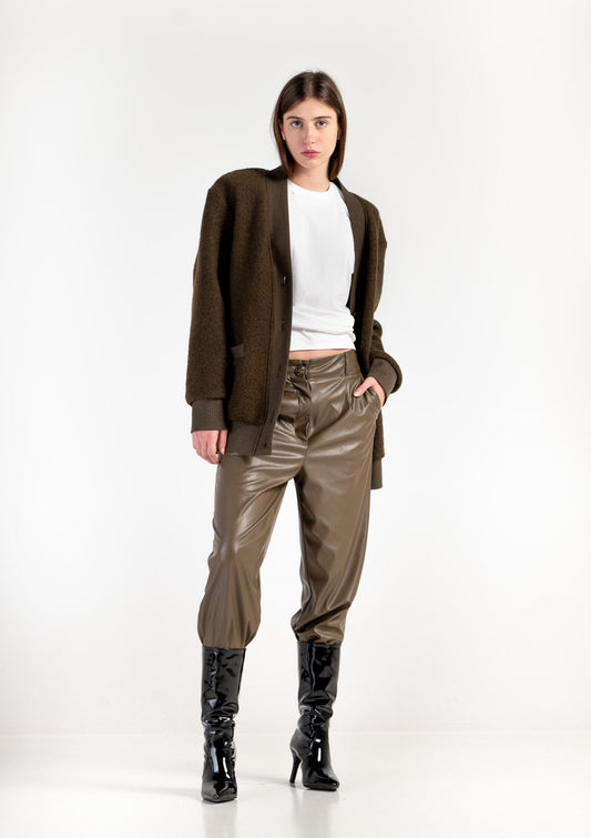 Pantalone "Zeno" mud brown