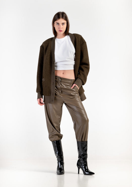 Pantalone "Zeno" mud brown